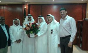 Departments of Jammum University College Offer their Congratulations to the Dean of the College, Prof. Faisal Albaghdadi